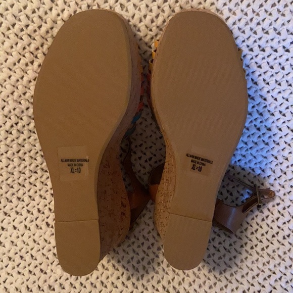 Etc. Rue 21 Spring Wedge Sandal- Women’s Size 10 NWOT - Picture 4 of 6